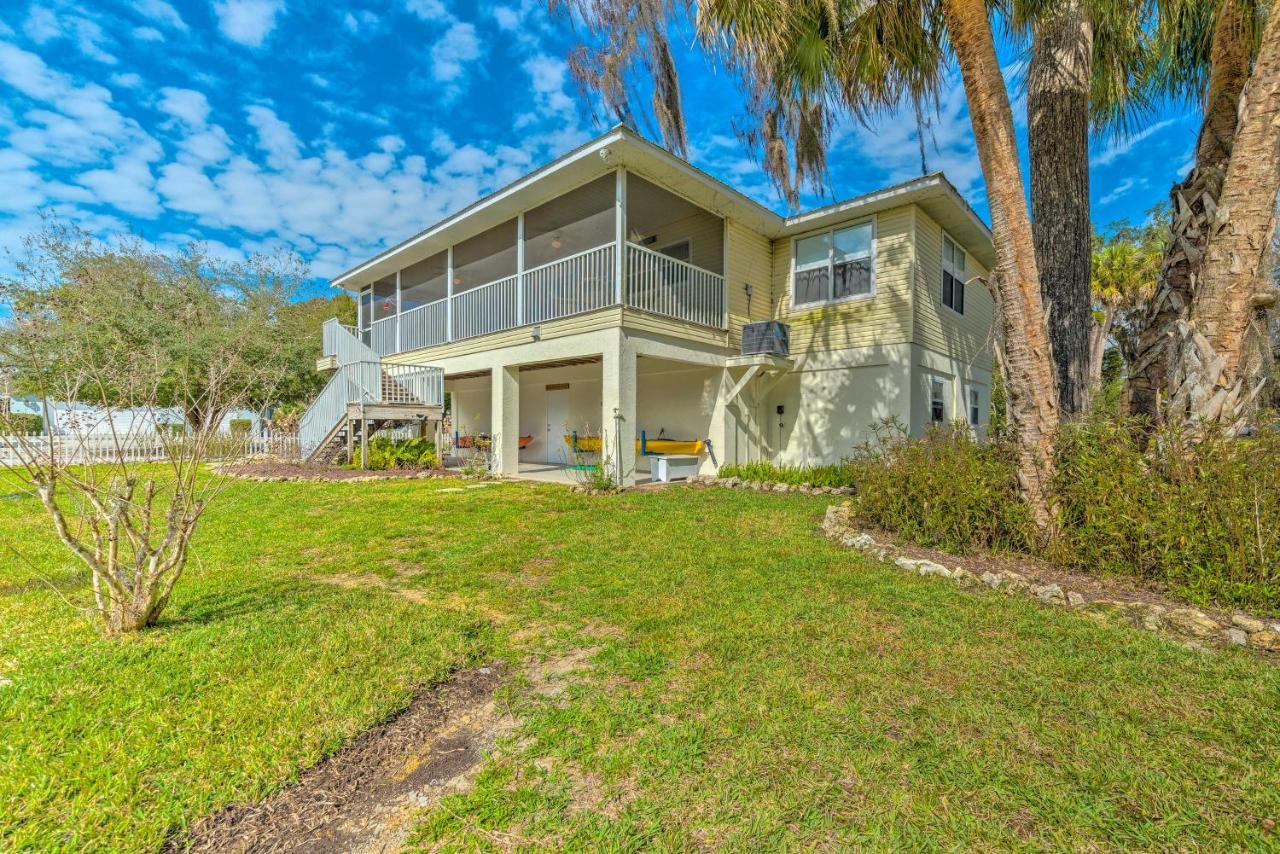 Withlacoochee River House With Dock And Kayaks! Yankeetown Ngoại thất bức ảnh