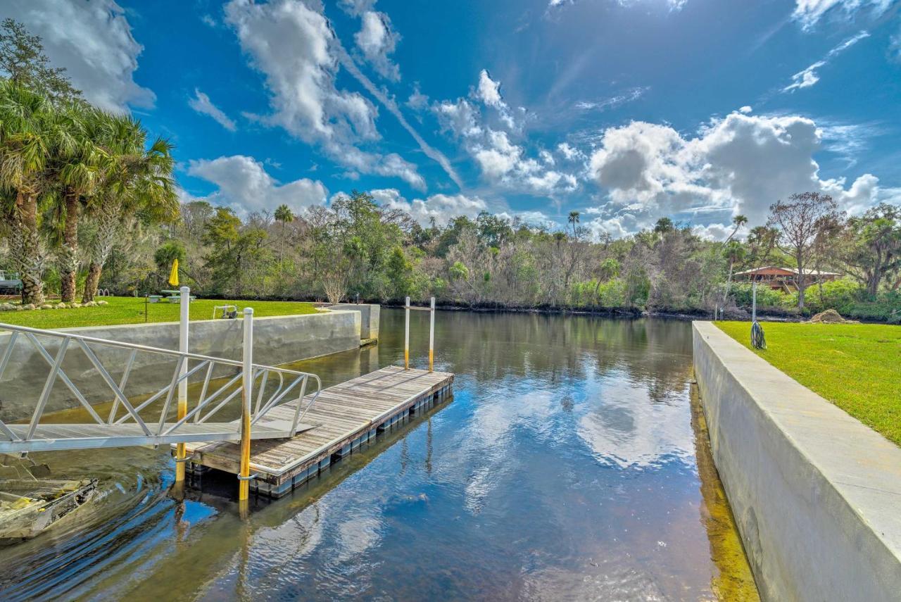 Withlacoochee River House With Dock And Kayaks! Yankeetown Ngoại thất bức ảnh