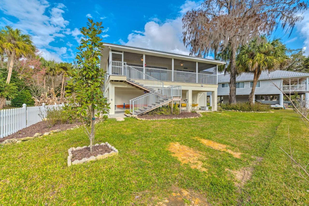 Withlacoochee River House With Dock And Kayaks! Yankeetown Ngoại thất bức ảnh